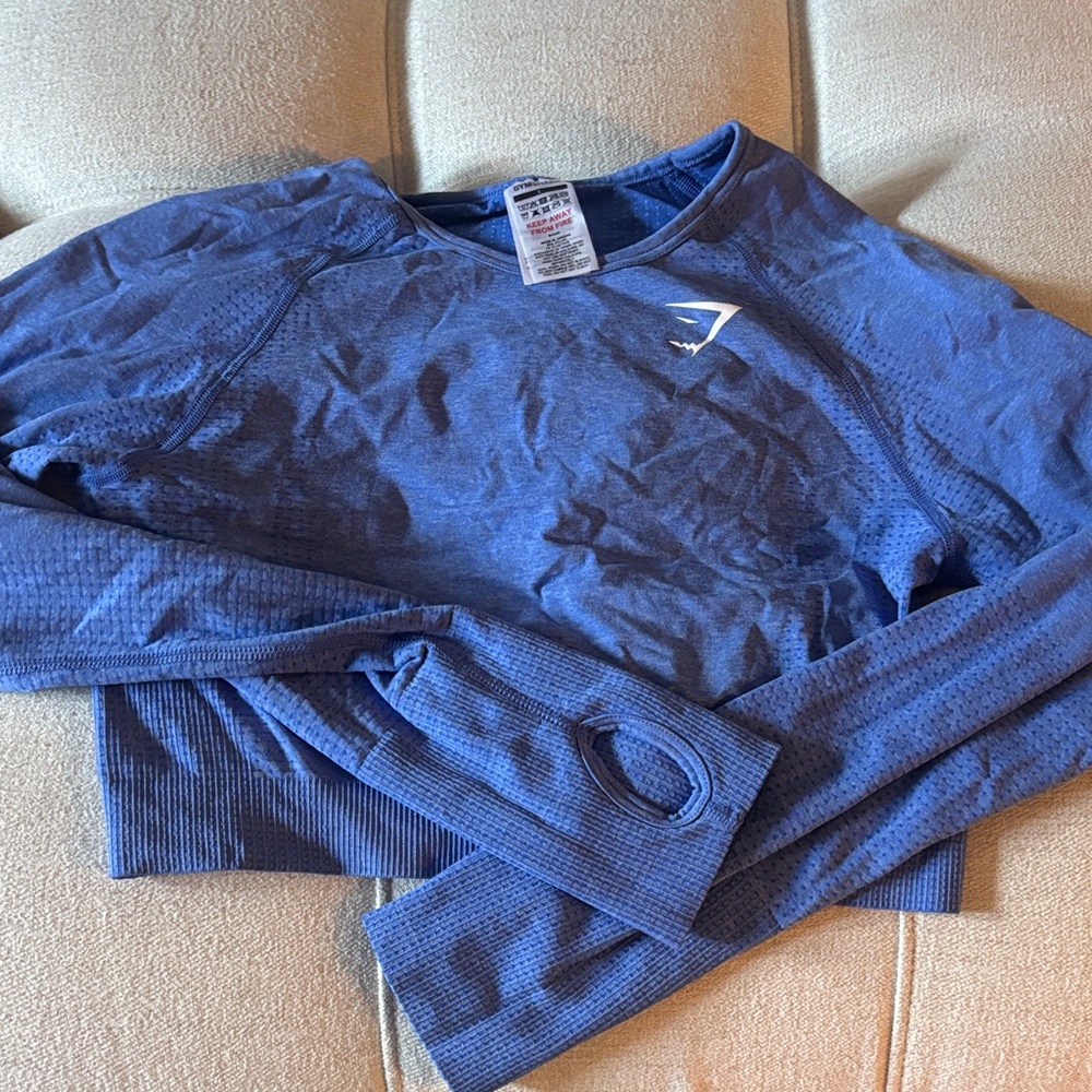 Gymshark Blue Long Sleeve Top